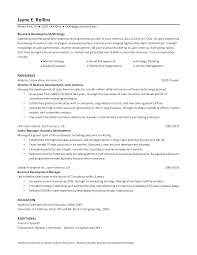 business development analyst sample resume