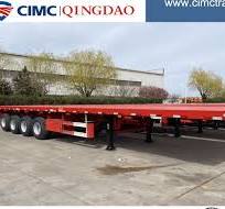 China 4 Axle 12.5m (40ft) Flatbed Trailer Manufacturers ...