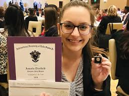 Threlkeld honored by business fraternity at MSU Texas