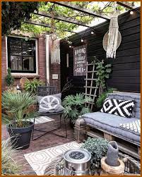 60 Small Rustic Terrace Garden Design Ideas With Low Budget To Improve Your Home Smallgarden Smallterrac Patio Garden Design Small Patio Design Patio Design
