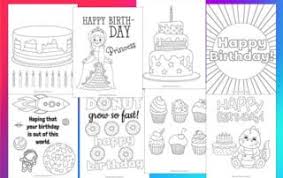 Happy birthday coloring pages for girls these beautiful birthday coloring pages are for kids who love all things unicorns, mermaids, llamas and princesses! Coloring Pages Archives Mrs Merry