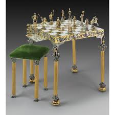 I've been going to the brimfield flea market for years and i recently started getting into chess a couple of months ago so this year i had my eye out for any neat chess sets and so i bought an old isle of lewis chess set and a new chess table. Romans Vs Egyptians Battle Of Actium Chess Set Table And Chairs