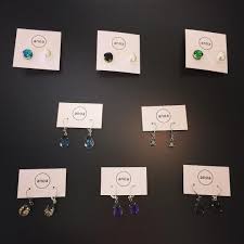 a017 024 インディコライト a017 029 ジェット a017 034 ダークモスグリーン ビジュー パールキャッチ ピアス bijoux pearlcatch earrings a002 007 place card holders cards card holder