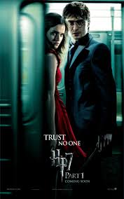 Harry Potter movie poster Deathly Hallows Part 1, Harry & Hermione - 11 x 17