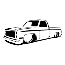 In the truck scene, the chevrolet silverado is one of the hottest choices around—even though it's getting long in the tooth. Amazon Com Chevy Truck Slammed Lowrider Dropped C10 6 Sizes 20 Colors 022 X Handmade