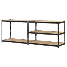 Muscle Rack Black 5 Tier Heavy Duty Steel Garage Storage Shelving 48 In W X 72 In H X 24 In D Ur 245pbb The Home Depot Get the best deal for unbranded particle board shelving units racks from the largest online selection at ebay.com.