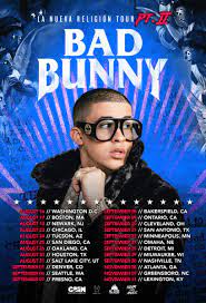 Sign up to our bad bunny tour date 2021 / 2022 and concert tickets alert upcoming bad bunny concerts and events. Bad Bunny Announces More U S Tour Dates La Nueva Religion Pt Ii Melodic Magazine
