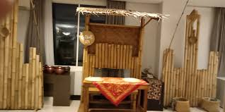 Selasares bisa mencoba dekorasi air mancur dari bambu seperti ini. Dekorasi Stall Makanan Gubug Bambu Jogja Dekor Jasa Dekorasi Pernikahan Wedding Gathering Yogyakarta