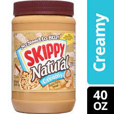Skippy Natural Creamy Peanut Butter 40 Oz Walmart Com Walmart Com