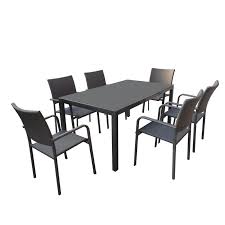 Bunnings Marquee 7 Piece Iluka Outdoor Setting Length 274cm Width 214cm Height 90cm Price Outdoor Furniture Sets New Home Wishes Outdoor Settings
