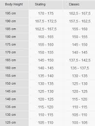 salomon ski pole size chart best picture of chart anyimage org