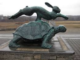 Statue Of The Tortoise And The Hare In Van Cortlandt Park The Bronx Nyc History Interesting History History Facts
