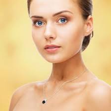 1/2ct Black Diamond Pendant in 14k White Gold