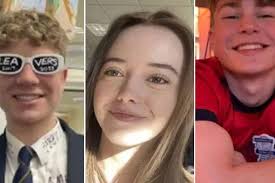 Three school pals aged 17 and 16 who were killed in horror crash