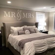 I am desperately trying to come up with inexpensive ways to decorate my home. Amazon Com Mr Mrs Wall Hanging Decor Set Artwork For Wall Home Decor Over Headboard Bedroom Newlywed Gift For Bride And Groom Wedding Gift King Or Queen Size Handmade