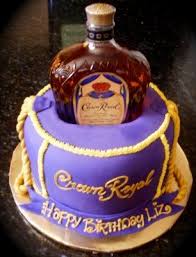 Birthday Liquor Bottle Cake Decorations Crown Royal Yup Need To Make This As Next Year S Bday Cake For Him But Will Probably Use Reserve Since The Royal Cakes Crown Royal Cake Adult Birthday Cakes