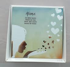 Formano Glasbild Spiegelweißheit Mama Muttertag Du Hältst Unsere