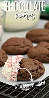 Chocolate Peppermint Cookies Chocolate Peppermint Cookies Recipe Chocolate Peppermint Cookies Peppermint Cookie Recipe