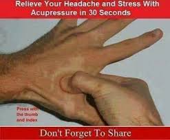 Headache Relief Mudra How To Relieve Headaches Acupressure Hand Pressure Points