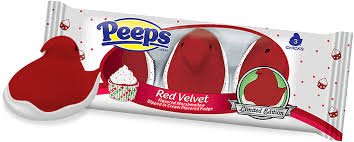 Look at all the amazing things you can make out of marshmallow peeps. Red Velvet Marshmallow Peeps Peanut Chews