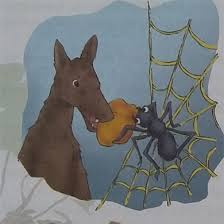 Kuda dan keledai yang sarat dengan beban pengarang ayo berkreasi! Kumpulan Dongeng Pendek Binatang Bergambar