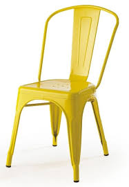Tolic Stackable Yellow Painted Metal Outdoor Chair Mm Mc 001 Yellow By Mod Made Bizchair Com Metal Outdoor Chairs Metal Chairs Outdoor Chairs