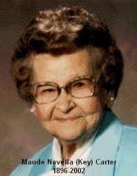 Maude Novella Key Carter (1896-2002)