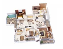 50 Four 4 Bedroom Apartment House Plans 4 Bedroom House Designs House Plans Sims Freeplay Houses