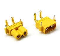 Original Amass XT30PW Connector Male Female XT30PW-F/M XT30PW-M XT30PW-F  Plug Adapter XT30 Upgrade Right Angle PCB Connector