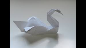 Fold a square piece of paper in half diagonally, then open it back up. Origami Swan Easy Instructions Full Hd Youtube
