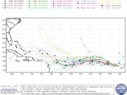 Noaa Issues Spaghetti Models Of Where Invest 93l Might