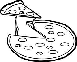 57 Desenhos De Pizza Para Imprimir E Colorir Pintar