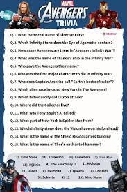 About how many taste buds does the average human tongue have? 90 Avengers Trivia Questions Answers Meebily