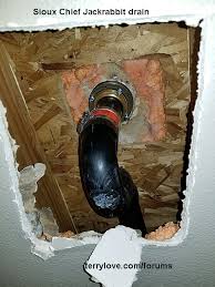 Black and gray tanks can become clogged with hair, waste, or grease. Shower Leaking Through Ceiling Below The Repair With A Jackrabbit Drain Terry Love Plumbing Advice Remodel Diy Professional Forum