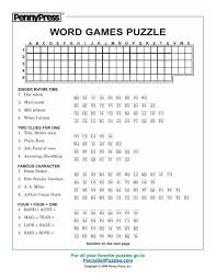 Great deals on penny press puzzles. Word Games Puzzle Pennydellpuzzles