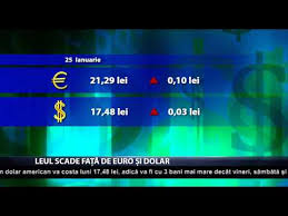 Calculator de schimb valutar din euro în leul românesc. Leul Scade FaÈÄ De Euro Èi Dolar Youtube