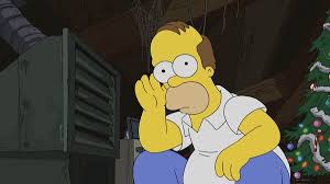 Homer simpson, smiling politely. the funny. Tv Recap The Simpsons Season 32 Episode 16 Manger Things Is 700th Episode Ever Laughingplace Com