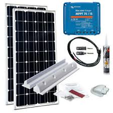 200w Wohnmobil Solaranlage Mono Victron Mppt 12v Solar Set Laderegler Caravan Ebay