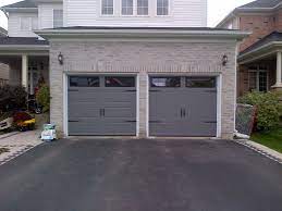 Garaga North Hatley Long Panel In Charcoal I 10848 Exterior Brick Garage Doors Outdoor Decor
