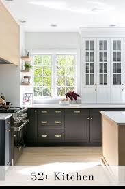 I went with a mid grey for the pantry doors, window sills and the outer frame, with white on the inner frame. 52 Black And White Kitchen Cabinets Timeless Look Cabinets
