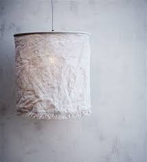 linnen lampenkap naturel met franjes lampenkap diy lampenkap diy lamp