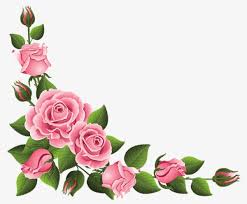 Pink Rose Border Rose Clipart Lace Flowers Png Transparent Clipart Image And Psd File For Free Download Clip Art Borders Flower Art Flower Border
