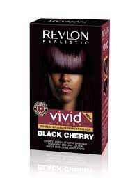 Revlon Realistic Vivid Colour Protein Infused Permanent Color Hair Dye With Color Lock Technology B Vivid Hair Color Black Cherry Hair Black Cherry Hair Color