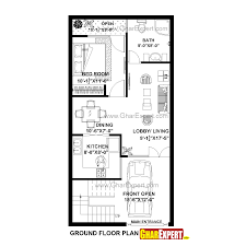 Can't find the perfect house plan you want? House Plan For 20 Feet By 40 Feet Plot Plot Size 89 Square Yards Gharexpert Com