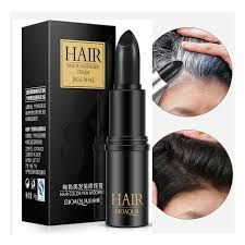 The gene for grey hair develops in humans after birth. Temporary Grey Hair Fix Black Hair Cream Stick Hair Dye Store