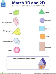 14 houses shaped like every object imaginable and in constructions you'll never believe every item on this page was curated by an elle decor editor. 2d And 3d Shapes Worksheet Education Com