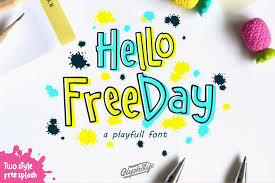 Download Hello Freeday Font By Glyphstyle Creative Fabrica Free Font New Fonts Free Fonts Download Yellowimages Mockups