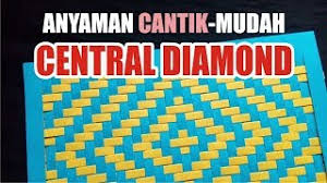 Aku cuku pendiam di sekolah. Cara Membuat Anyaman Kertas Central Diamond Sangat Mudah Youtube