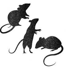 Glitter Mice Decorations 309497 Mouse Silhouette Halloween Yard Art Halloween Party Kids