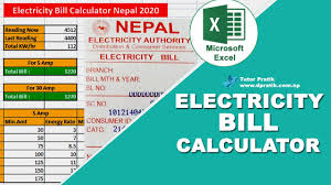 Then use the below formula: How To Calculate Electricity Bill In Nepal Ms Excel New Electric Bill Calculation Formula 2020 Youtube
